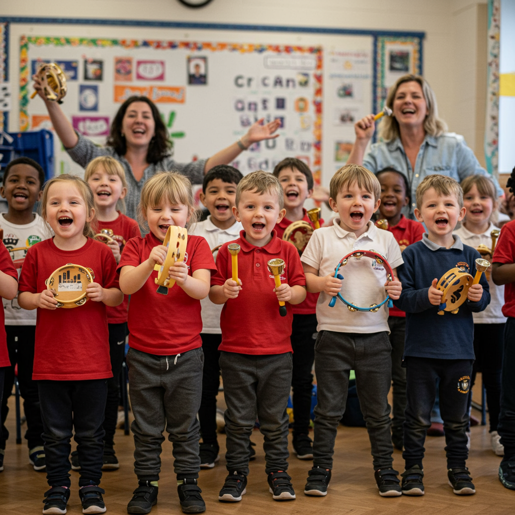 Music For Schools visiting music workshop - www.musicforschools.org.uk